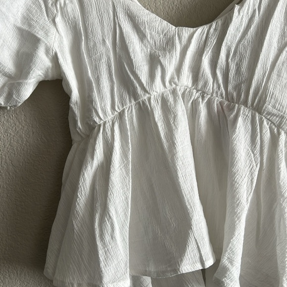 White babydoll top - Picture 3 of 7